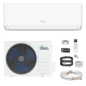 Kältebringer A R290 Split Klimaanlage 12000 BTU (3,7 kW) - mit Heizfunktion, WiFi & App, bis 60m², sehr leise, 5m Kupferleitung, Kältemittel R290, Montagematerial