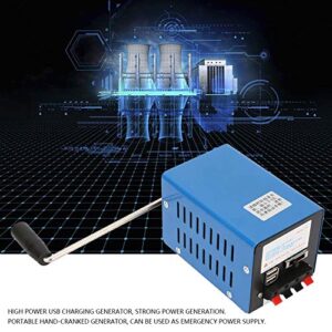 Alternative view of Jeanoko Tragbarer Handkurbelgenerator, Hochleistungs-20-W-USB-Ladedynamo mit Notstromversorgung, für Camping-Überlebensrettungsaktivitäten Im Freien
