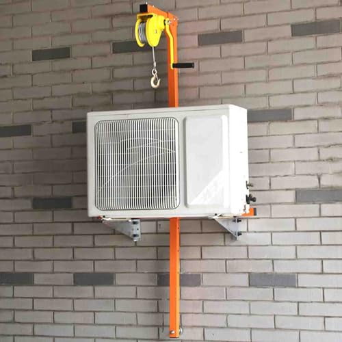 Klimagerät Hebewerkzeug – 150 kg Kapazität Installationshalterung mit manuellem Hebezeug für Außeneinheit – robuste Hebeausrüstung für einfache Klimagerät Hebewerkzeug – 150 kg Kapazität Installationshalterung mit manuellem Hebezeug für Außeneinheit – robuste Hebeausrüstung für einfache
