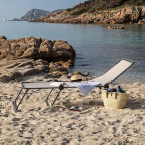 Alternative view of Lafuma Mobilier Siesta L Sonnenliege, Batyline, Seigle II, 201x70x35.5 cm