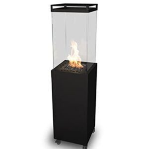 TermaTech Skagen Outdoor Gasfeuerstelle schwarz Gaskamin Gartenkamin