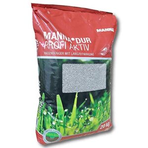 Manna DUR Profi Aktiv Rasendünger 20kg mit Eisen indirekt gegen Moos im Rasen