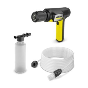 Kärcher OC Handheld Compact Handreiniger, gelb, Lithium-Ionen-Akku, Druck 15 bar, 0,8 kg, Schlauch 5 m, Reinigungsmittel, Multi Jet 4-in-1, Ladegerät USB-Kabel