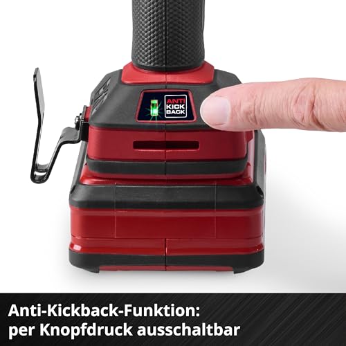 Einhell Professional Akku-Schlagbohrschrauber TP-CD 18/70-C Li-i BL - Solo Power X-Change (18 V, Brushless, 70 Nm, Anti-Kickback, 13 mm Bohrfutter, 2-Gang, ohne Akku) – Bild 7