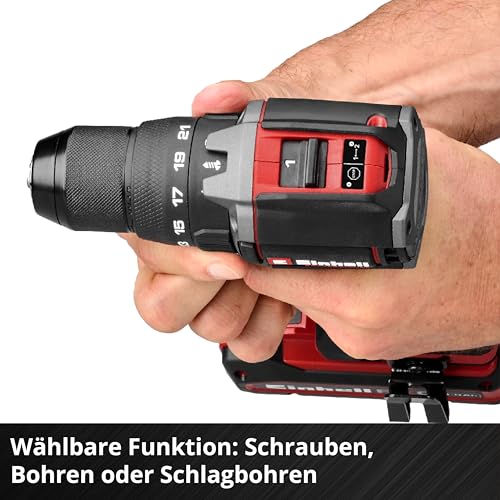 Einhell Professional Akku-Schlagbohrschrauber TP-CD 18/70-C Li-i BL - Solo Power X-Change (18 V, Brushless, 70 Nm, Anti-Kickback, 13 mm Bohrfutter, 2-Gang, ohne Akku) – Bild 8