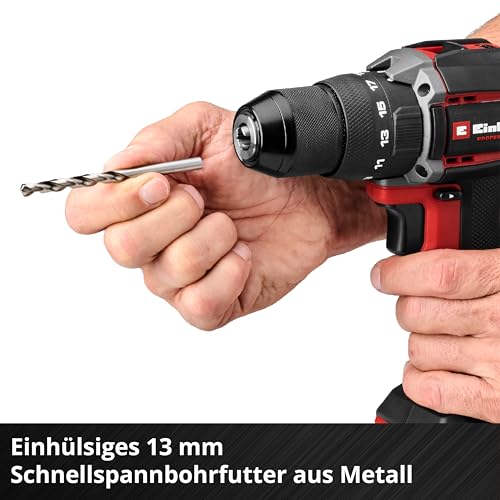 Einhell Professional Akku-Schlagbohrschrauber TP-CD 18/70-C Li-i BL - Solo Power X-Change (18 V, Brushless, 70 Nm, Anti-Kickback, 13 mm Bohrfutter, 2-Gang, ohne Akku) – Bild 9