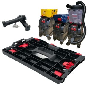 Adapter passend für Systainer, L-Boxx, Makpac kompatibel mit Parkside PPWD A1 B2 (Hybrid-Plate mit Adapter vormontiert)