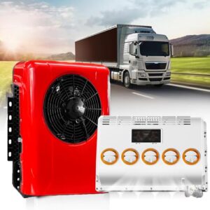 Universal-Klimaanlage, elektrische Kfz-AC-Einheit, 12 V/24 V, für LKW, Sattelwagen, Wohnmobile, Lieferwagen und Wohnmobile