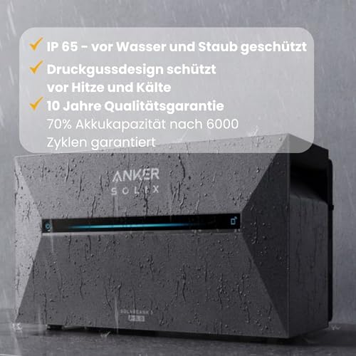 Kleines Kraftwerk 2000W Balkonkraftwerk ohne Halterung inkl. Anker Solarbank 3 Pro | Balkon Kraftwerk mit Speicher 800W komplett Steckdose | Solaranlage Komplettset | 4x500Wp bifaziale Solarmodule – Bild 4