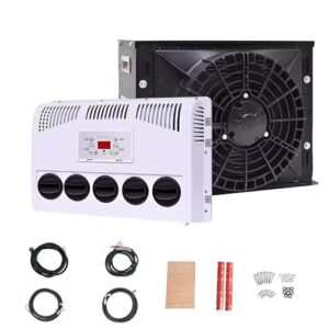12 V RV-Klimaanlage, 8000 BTU Truck Cab Split AC mit Fernbedienung für Wohnmobile, Vans, Semi-LKW, Kräne, Bagger, landwirtschaftliche Fahrzeuge