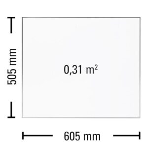 Alternative view of TROTEC Infrarot Wandheizung TIH 300 ST – Heizleistung 300 W – Elektro Heizkörper, 605 x 505 mm, IP54