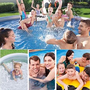 Alternative view of Verdicktes Schwimmbecken für Kinder und Erwachsene - Outdoor Planschbecken für 5-7 Personen Keine Installation erforderlich Erschwingliches Paket mit Filterpumpe