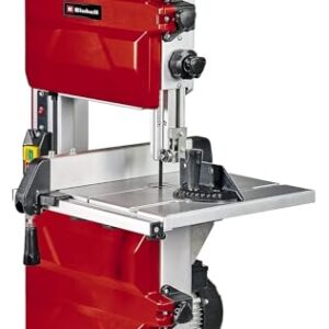 Einhell Bandsäge TC-SB 245 L (400W, max. Sägebandgeschwindigkeit 726m/min, 245 mm Durchlassbreite, max. Schnitthöhe 101 mm, neigbarer Sägetisch, Parallel- und Winkelanschlag, Absauganschluss)