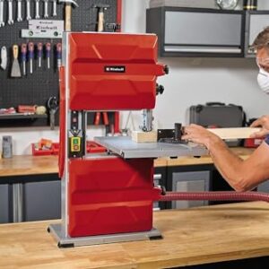 Alternative view of Einhell Bandsäge TC-SB 245 L (400W, max. Sägebandgeschwindigkeit 726m/min, 245 mm Durchlassbreite, max. Schnitthöhe 101 mm, neigbarer Sägetisch, Parallel- und Winkelanschlag, Absauganschluss)