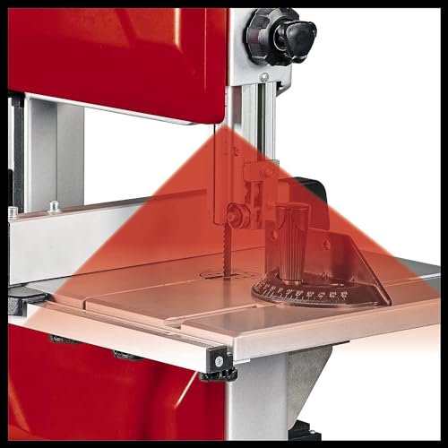 Einhell Bandsäge TC-SB 245 L (400W, max. Sägebandgeschwindigkeit 726m/min, 245 mm Durchlassbreite, max. Schnitthöhe 101 mm, neigbarer Sägetisch, Parallel- und Winkelanschlag, Absauganschluss) – Bild 4