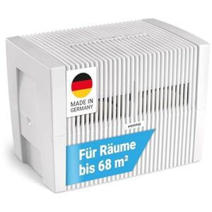 Venta Luftbefeuchter LW45 Classic Original, bis 68 m², sehr leise 20 dB(A), energieeffizient 2 Watt, großer 10 l-Tank, hygienische Kaltverdunstung ohne Filter