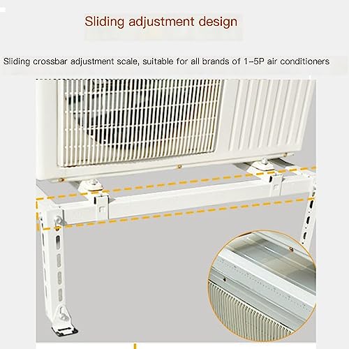 Halterung für Klimaanlagen im Freien - Verstellbarer Bodenstützständer für geteilte Wechselstromgeräte und Wärmepumpen, langlebig und witterungsbeständig – Bild 5