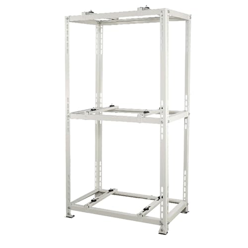 3 Stufige Klimaanlage Halterung Außengerät, Verstellbarer Dämpfungssockel Wärmepumpe, Montagehalterung, Stahlmaterial, Geeignet für Kanallose Mini Split Klimaanlagen(90x50x150cm/35x20x59in)