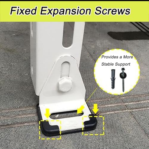 3 Stufige Klimaanlage Halterung Außengerät, Verstellbarer Dämpfungssockel Wärmepumpe, Montagehalterung, Stahlmaterial, Geeignet für Kanallose Mini Split Klimaanlagen(90x50x150cm/35x20x59in) – Bild 5