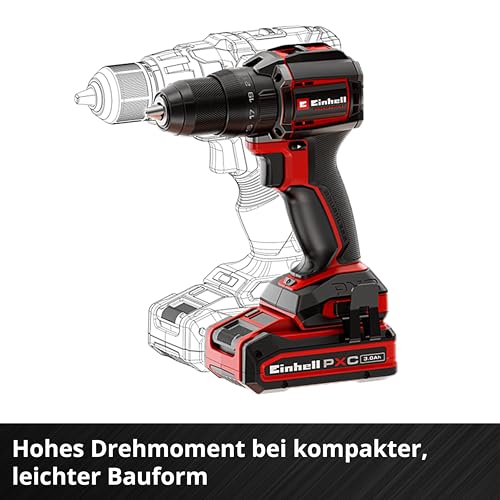 Einhell Professional Akku-Bohrschrauber TP-CD 18/70-C Li BL - Solo Power X-Change (18 V, Brushless, 70 Nm, 13 mm Bohrfutter, 2-Gang, Anti-Kickback, ohne Akku) – Bild 7