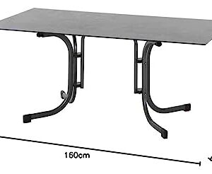 Alternative view of Siena Garden Klapptisch Sola 160x90cm anthrazit