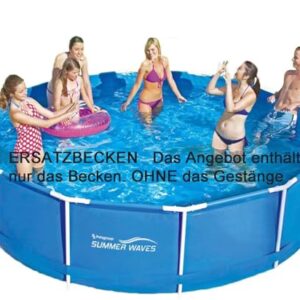 Summer Waves Fast Set Quick Up Pool Swimming Pool Familien Schwimmbad - ohne Filterpumpe (Frame Pool Ø 366x84cm)
