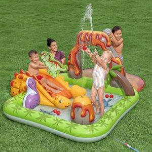 Alternative view of Bestway Aufpumpbares Wasserspielcenter und Pool für Kinder Volcano Springs 262 x 188 x 102 cm