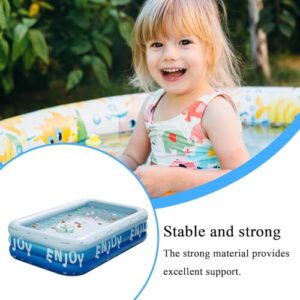 Alternative view of Aufblasbarer Pool | Familien Gartenschwimmbecken Für Erwachsene | UV-Beständige Aufblasbare Röhre Stabile Wasserspielzeuge Für Sommer Outdoor Aktivitäten Garten