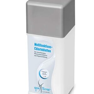 SpaTime by BAYROL Multifunktions-Chlortabletten - Mini Chlortabletten für Whirlpool 20g Multitabs - Sorgen für kristallklares Wasser - Reinigung, Desinfektionsmittel für Whirlpool