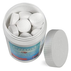 Alternative view of Cristal 5 in 1 Pool Chlor Multifunktionstabletten 1 kg - Langzeitdesinfektion Algenvernichtung Trübungsentfernung Chlorstabilisierung Härtestabilisator
