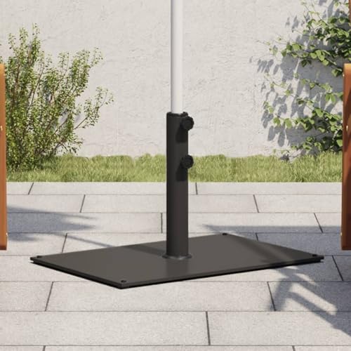 Gecheer Sonnenschirmständer Ø32/38/48 mm Mast 15 kg Rechteckig, Schirmständer Balkonschirmständer für Balkon Garten Terrasse Strandschirme Ampelschirme368681