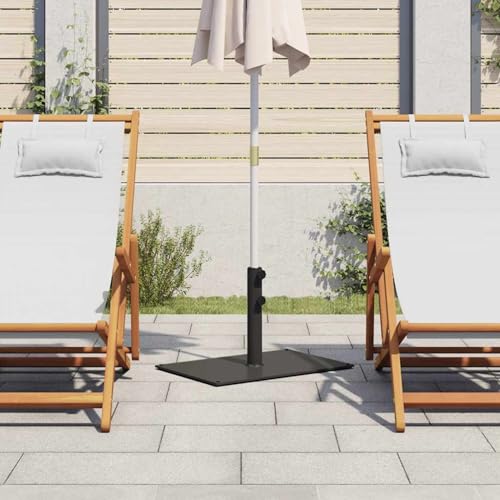 Gecheer Sonnenschirmständer Ø32/38/48 mm Mast 15 kg Rechteckig, Schirmständer Balkonschirmständer für Balkon Garten Terrasse Strandschirme Ampelschirme368681 – Bild 3