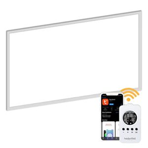Heidenfeld Infrarotheizung HF-HP110 | 𝟭𝟬 𝐉𝐀𝐇𝐑𝐄 𝐆𝐀𝐑𝐀𝐍𝐓𝐈𝐄 - App Steuerung - 1000 Watt - Bis 25 m² - Infrarot Heizkörper - Elektroheizung mit Thermostat - Heizgerät (HF-HP110 1000 Watt)