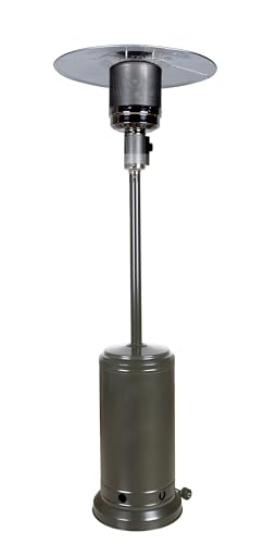 APANA - 14KW Gas Heizpilz Bellamente ONE Gasheizstrahler für Terrasse Balkon Garten mit Abdeckhaube Rollen Umkippsicherung und Abschaltautomatik in anthrazit – Bild 2