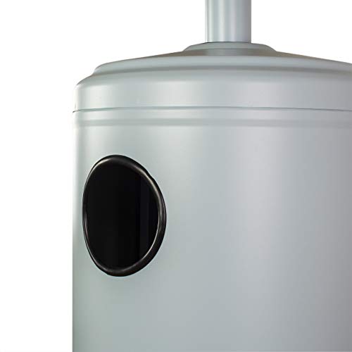 APANA - 14KW Gas Heizpilz Bellamente ONE Gasheizstrahler für Terrasse Balkon Garten mit Abdeckhaube Rollen Umkippsicherung und Abschaltautomatik in anthrazit – Bild 8