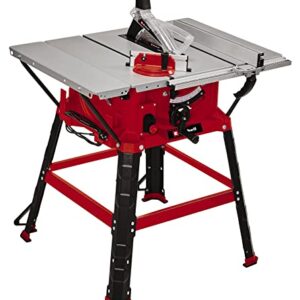Einhell Tischkreissäge TC-TS 254 U (2.200 W, 80 mm Schnitthöhe, Ø 254 mm Sägeblatt, Winkelanschlag, Parallelanschlag, Auflagenvergrößerung, Staubabsauganschluss)
