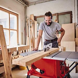 Alternative view of Einhell Tischkreissäge TC-TS 254 U (2.200 W, 80 mm Schnitthöhe, Ø 254 mm Sägeblatt, Winkelanschlag, Parallelanschlag, Auflagenvergrößerung, Staubabsauganschluss)