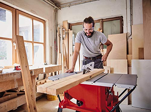 Einhell Tischkreissäge TC-TS 254 U (2.200 W, 80 mm Schnitthöhe, Ø 254 mm Sägeblatt, Winkelanschlag, Parallelanschlag, Auflagenvergrößerung, Staubabsauganschluss) – Bild 2