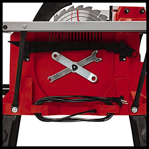 Einhell Tischkreissäge TC-TS 254 U (2.200 W, 80 mm Schnitthöhe, Ø 254 mm Sägeblatt, Winkelanschlag, Parallelanschlag, Auflagenvergrößerung, Staubabsauganschluss) – Bild 3