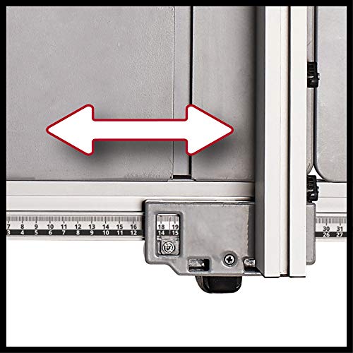 Einhell Tischkreissäge TC-TS 254 U (2.200 W, 80 mm Schnitthöhe, Ø 254 mm Sägeblatt, Winkelanschlag, Parallelanschlag, Auflagenvergrößerung, Staubabsauganschluss) – Bild 4