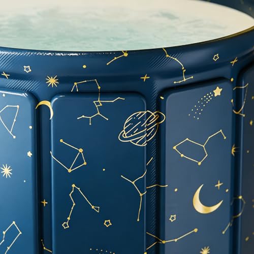 Faltbare Badewanne, leicht, zusammenklappbar, Badewanne, Eisbadewanne für Duschkabine, für Badezimmer, Garten, Outdoor, Camping, Reisen, Herren und Damen – Bild 5