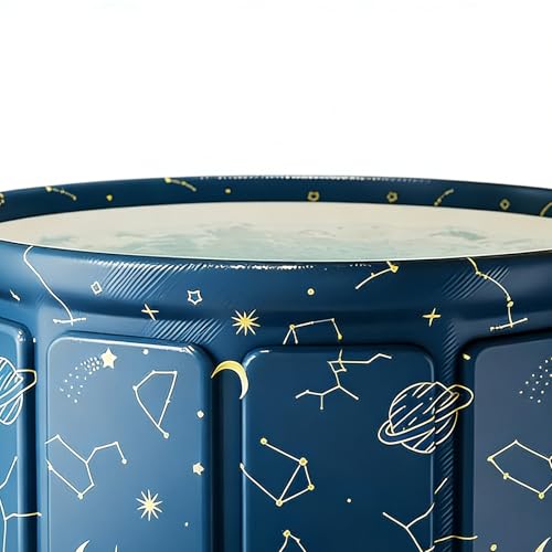 Faltbare Badewanne, leicht, zusammenklappbar, Badewanne, Eisbadewanne für Duschkabine, für Badezimmer, Garten, Outdoor, Camping, Reisen, Herren und Damen – Bild 6