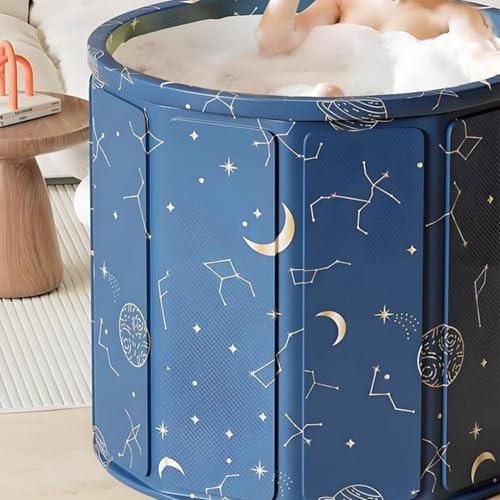 Faltbare Badewanne, leicht, zusammenklappbar, Badewanne, Eisbadewanne für Duschkabine, für Badezimmer, Garten, Outdoor, Camping, Reisen, Herren und Damen – Bild 7