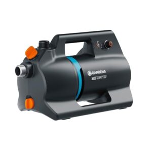 Gardena Akku-Gartenpumpe 3000 Silent 18V P4A Ready-To-Use Set Pumpen: Leistungsstarke Akku-Pumpe, Stufenlose Druckeinstellung, Leise im Betrieb, Regen- und UV-beständiges Gehäuse (14610-20)