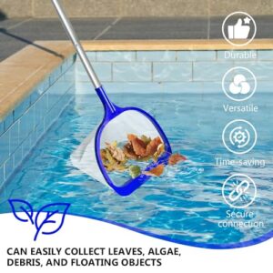 Alternative view of Pool Kescher, 146 cm Poolkescher Fein mit Teleskopstange, Kescher Pool Feinmaschig, Skimmer Pool Netz Teichkescher Poolreinigung für Schwimmbad,Teich,Algen & Bestway Pool,Whirlpool,Spa,Aufstellpool