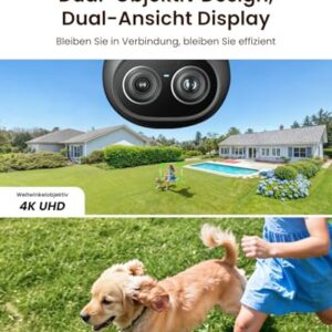 Alternative view of Reolink TrackFlex Floodlight WiFi, 4K Wi-Fi 6 PTZ Überwachungskamera Aussen mit 3000 Lumen Flutlicht(3000K~6500K), Auto-Tracking-Zoom, WLAN Kamera Outdoor mit Lokaler KI-Videosuche, 270° PIR-Erkennung