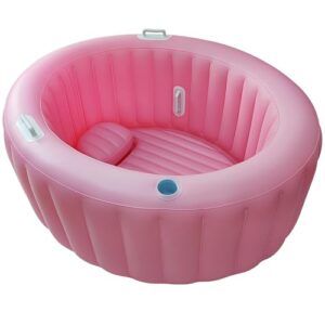 MIDUOLAI Geburtsbecken, Wassergeburt Becken FüR Zu Hause, Aufblasbare Geburtswanne FüR Zuhause, Geburtsset, Geburtsutensilien, FüR MüTter Bei Hausgeburten,Rosa