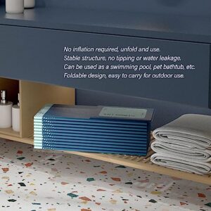 Alternative view of Tnfeeon Großer Faltbarer Pool aus PVC-Material, Tragbarer Außenpool für Haustiere und, 63 Zoll groß für Hinterhöfe und Terrassen (2,6 m / 8,5 Fuß)