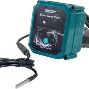 FrankEver Powered by Shelly Smart Water Valve DN20 - Smartes Wasserventil, Trinkwasserzertifiziertes (NSF), Präzise Ventilsteuerung, Unterstützt den Temperatursensor DS18B20, Kein Hub Erforderlich