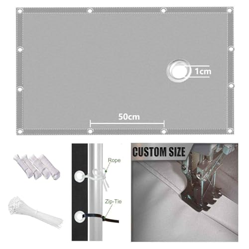 Sonnensegel 1.8x3M Wasserdicht Rechteckig Multi Farbe und Größe Sonnensegel Balkon UV Schutz Sonnenschutz Markise Mit Ösen Und Kordel für Balkon Terrasse Garten – Bild 5